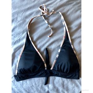 Burberry Halter Bathing Suit Top Size L